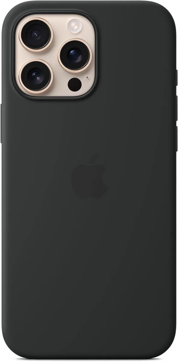 Apple Silicone Case with MagSafe Back Cover για iPhone 16 Pro - Μαύρο