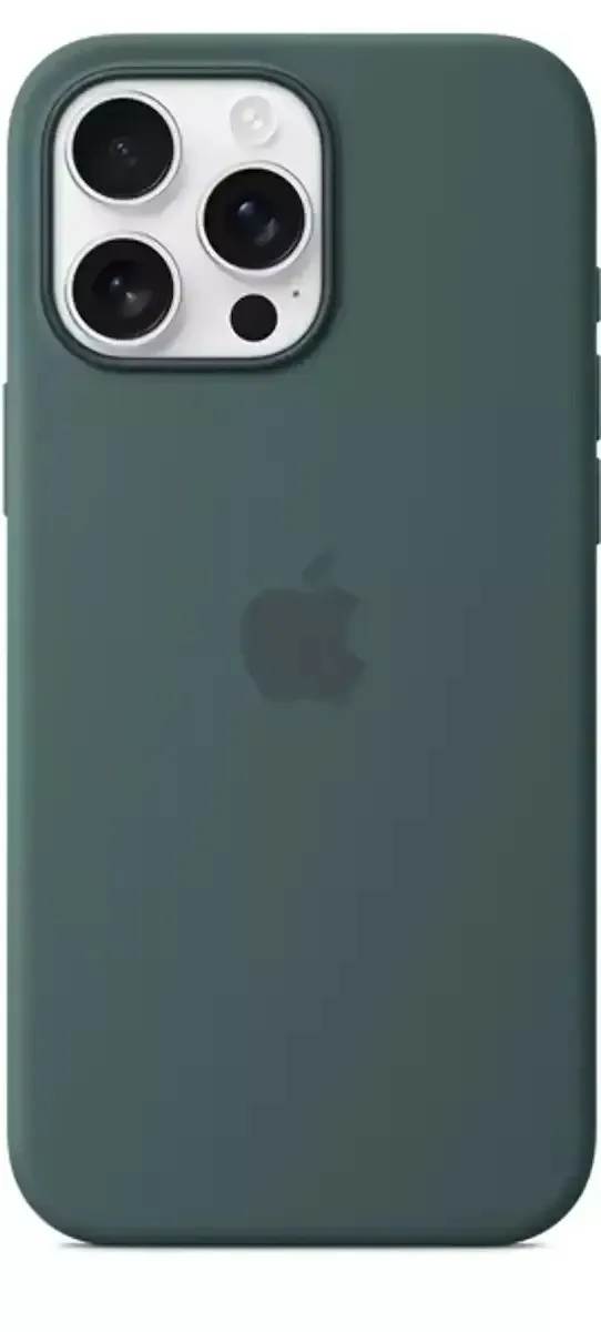 Apple Silicone Case with MagSafe Back Cover για iPhone 16 Pro Max - Lake Green