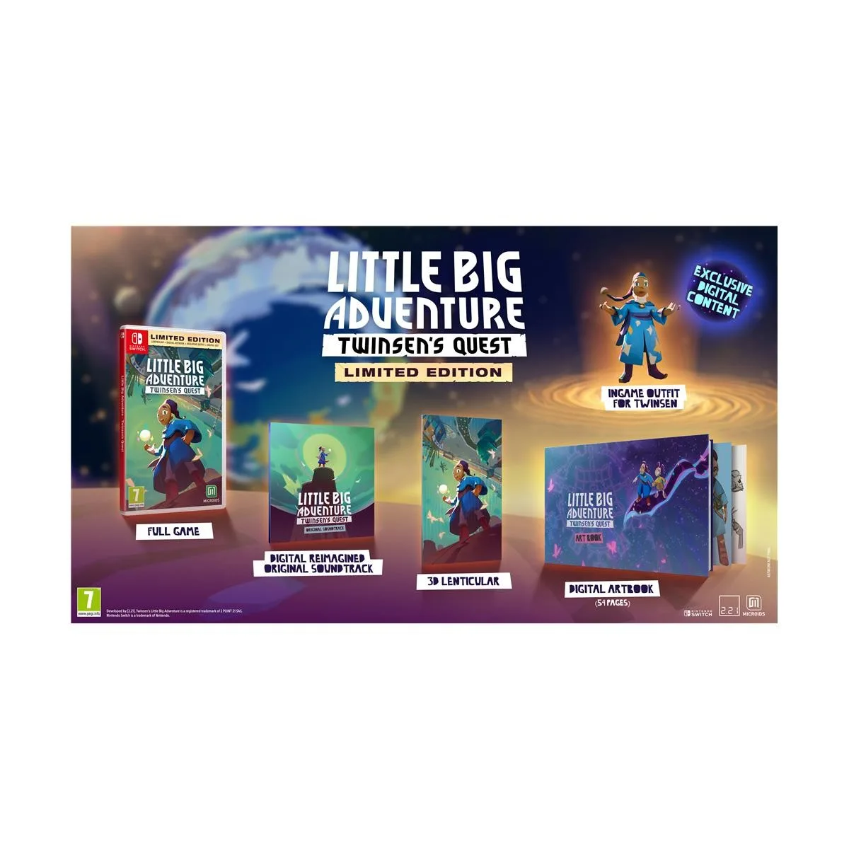 NSW Little Big Adventure: Twinsens Quest - Limited Edition