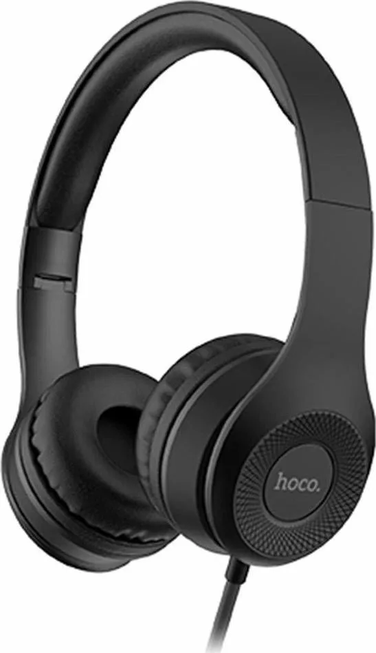 Hoco W21 Graceful Charm Ενσύρματα Ακουστικά On Ear - Μαύρο – εικόνα 2