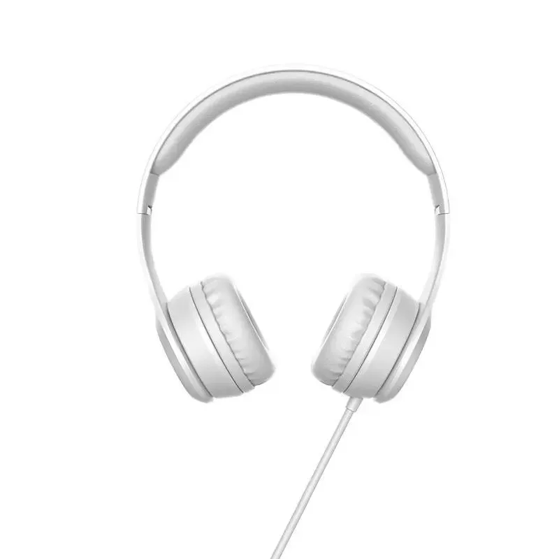 Hoco W21 Graceful Charm Ενσύρματα Ακουστικά On Ear - Γκρι