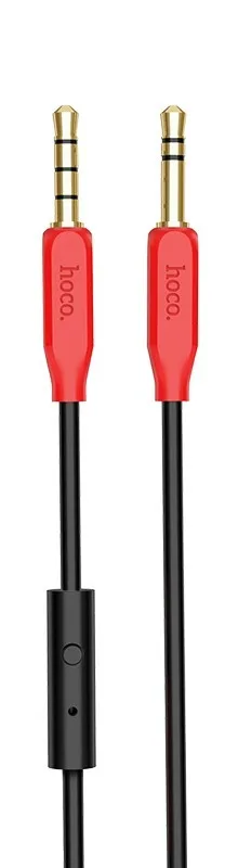 Καλώδιο Hoco UPA12 aux with mic & controller καλώδιο ήχου 1μ - μαύρο