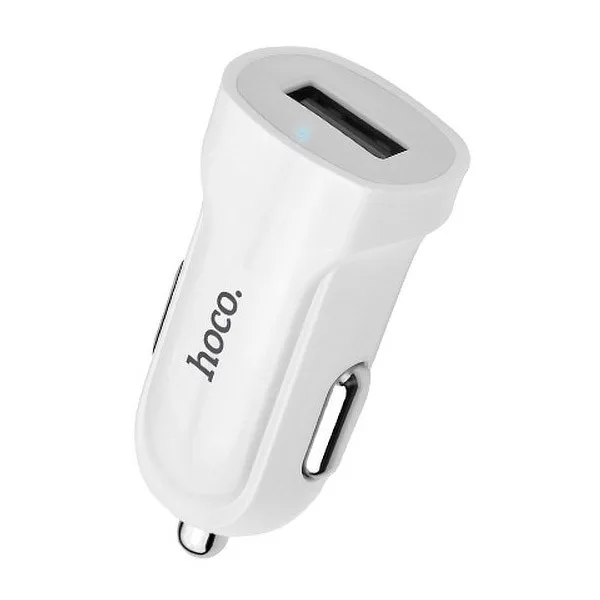 Φορτιστής Αυτοκινήτου Hoco Z2 με 1 θύρα USB - λευκό