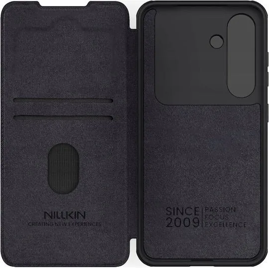 Nillkin Qin Pro Back Cover Δερμάτινη για Samsung Galaxy S25 Plus - Μαύρο – εικόνα 2