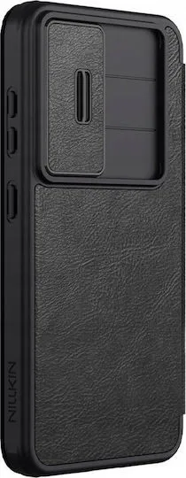 Nillkin Qin Pro Back Cover Δερμάτινη για Samsung Galaxy S25 Plus - Μαύρο – εικόνα 3