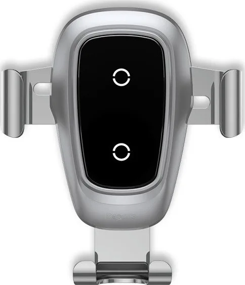 Baseus Metal Wireless Charger Gravity Car Mount - Ασημί