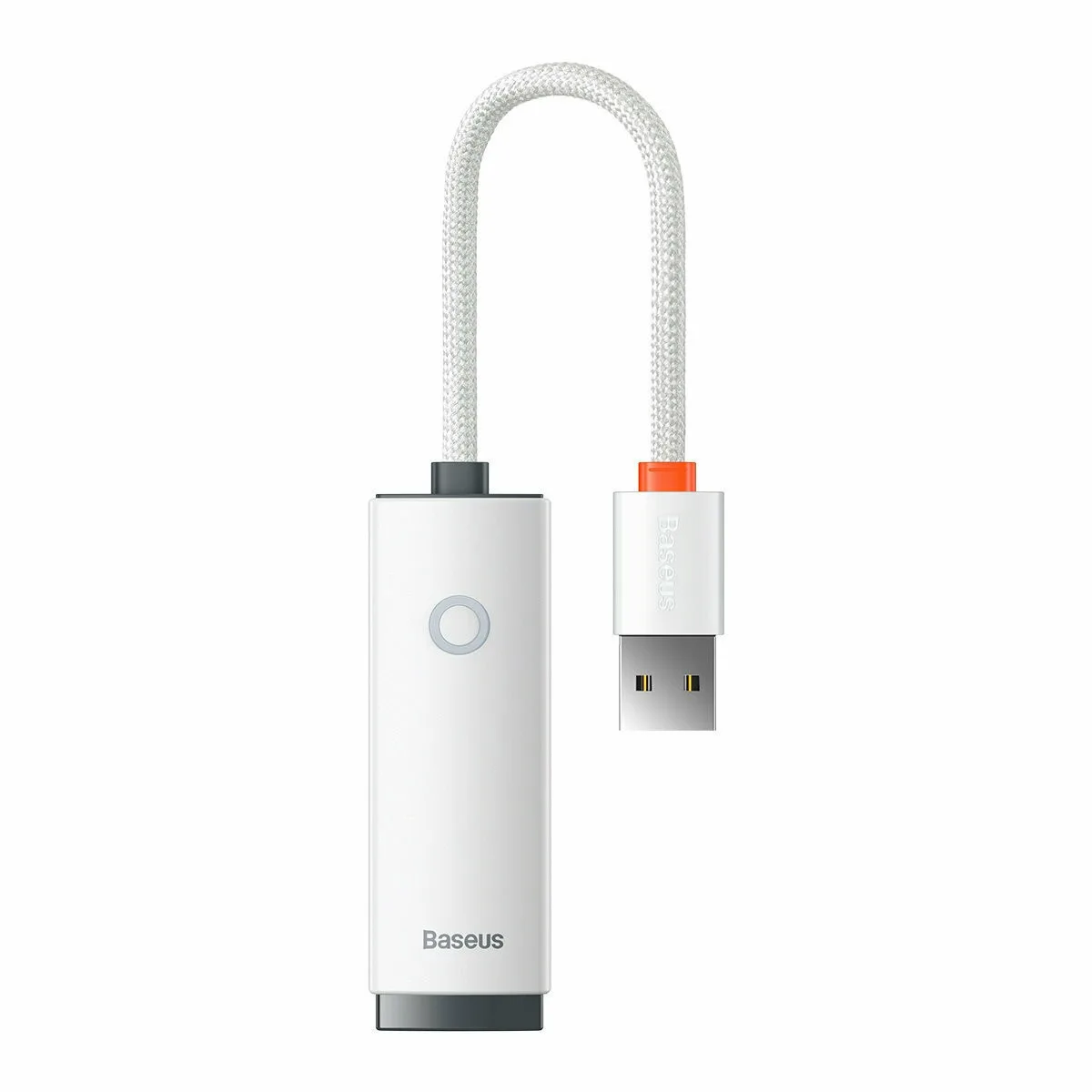 Baseus Lite Series USB-C Αντάπτορας Δικτύου για Ενσύρματη σύνδεση Gigabit Ethernet - Λευκό