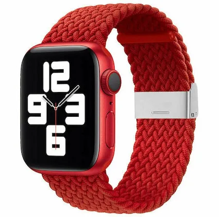 Υφασμάτινο Λουράκι για Apple Watch 42/44/45mm - Κόκκινο