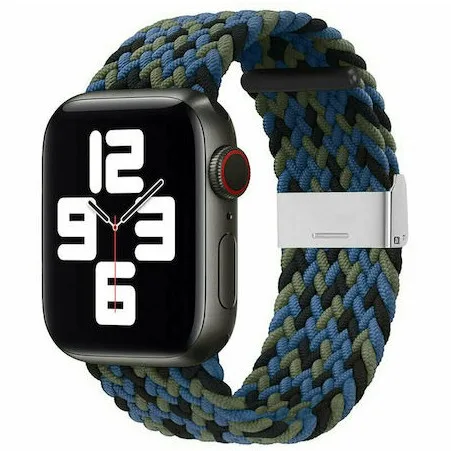 Υφασμάτινο Λουράκι για Apple Watch 42/44/45mm - Μπλε