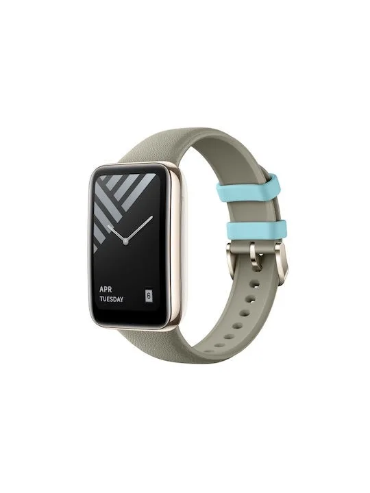 Xiaomi Smart Band 7 Pro Δερμάτινο Λουράκι - Γκρι