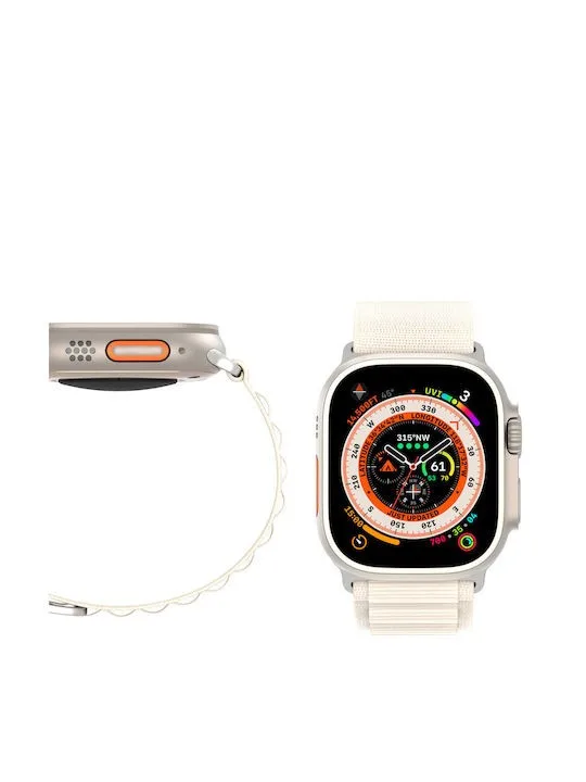 Dux Ducis Λουράκι για Apple Watch Ultra 49mm - Λευκό