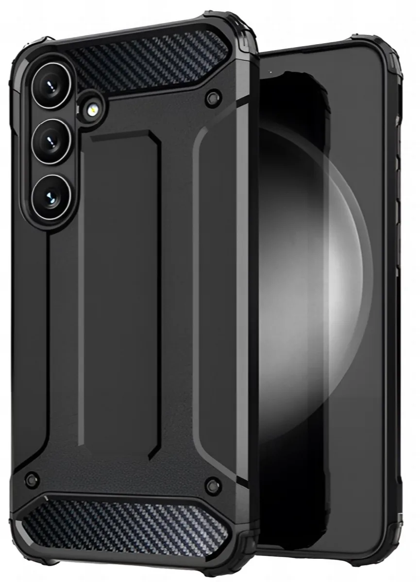 Θήκη Hurtel Hybrid Back Cover Σιλικόνης για Samsung Galaxy A56 - Μαύρο – εικόνα 3