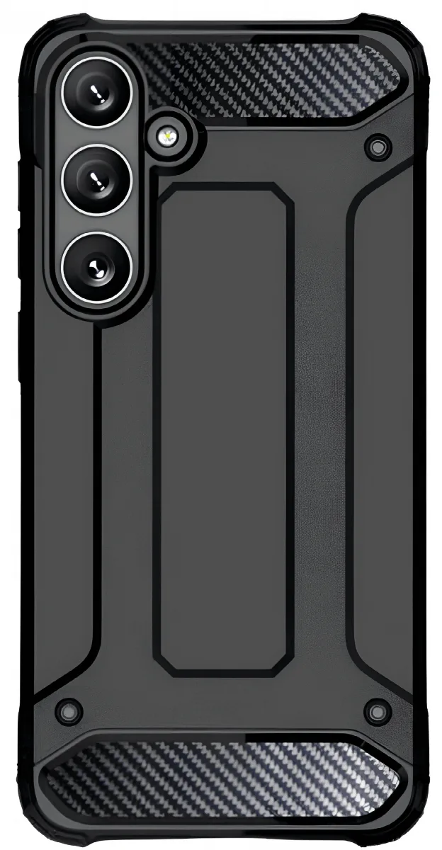 Θήκη Hurtel Hybrid Back Cover Σιλικόνης για Samsung Galaxy A26 - Μαύρο