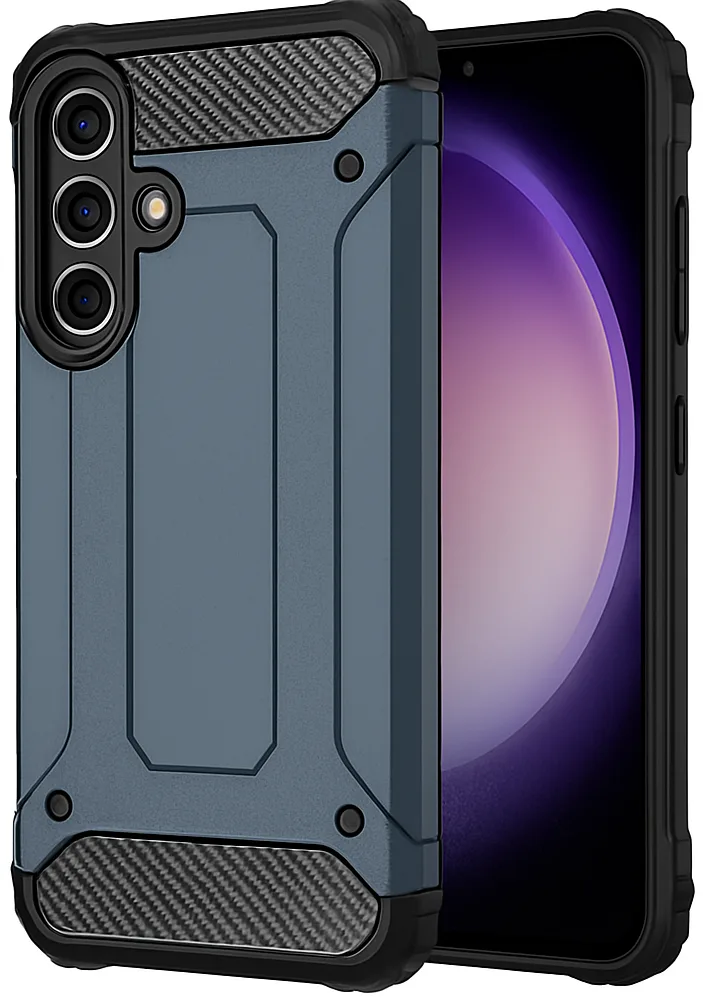 Θήκη Hurtel Hybrid Back Cover Σιλικόνης για Samsung Galaxy A36 - Μπλε