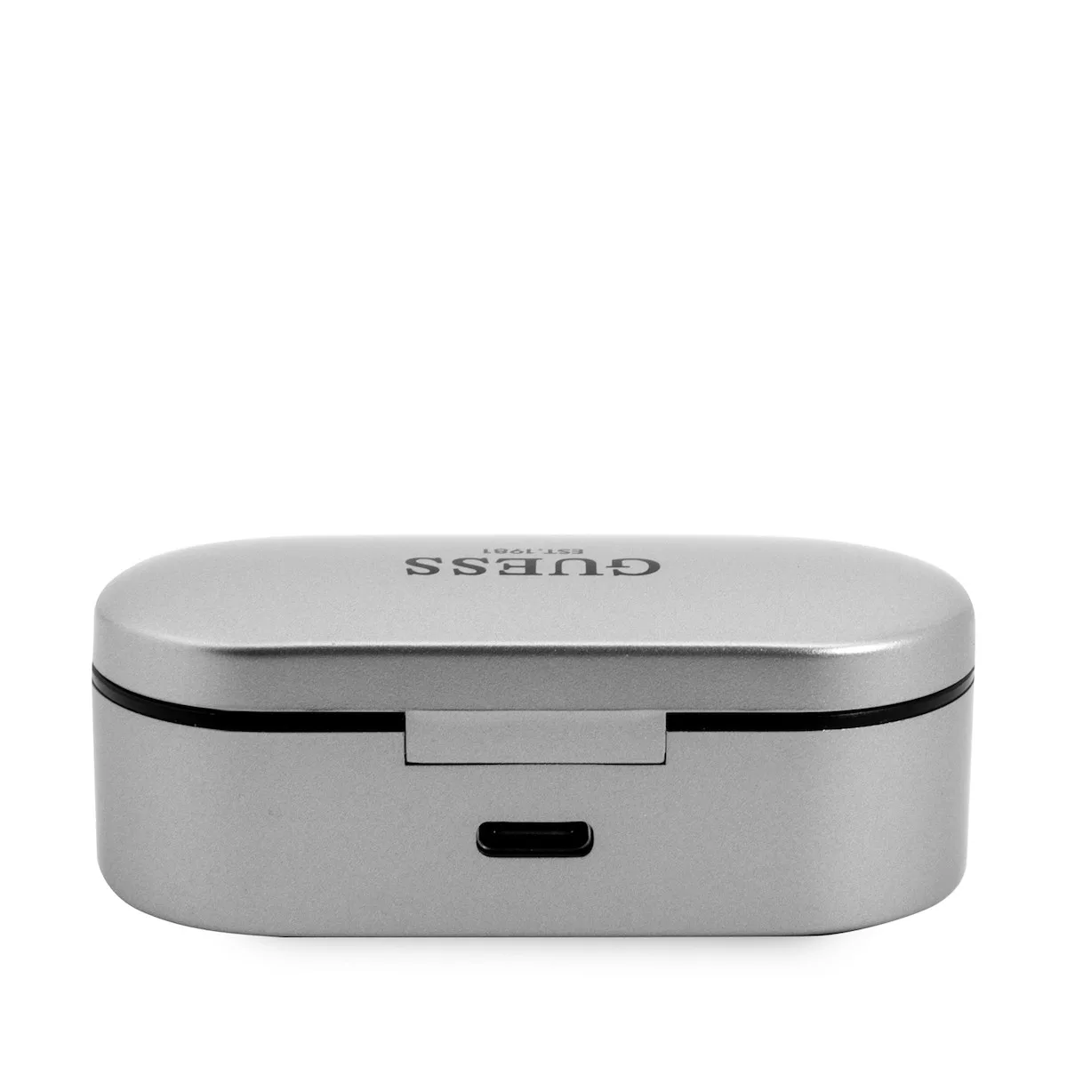 Guess Classic Logo In-Ear Bluetooth Ακουστικά με Θήκη Φόρτισης - Ασημί – εικόνα 3