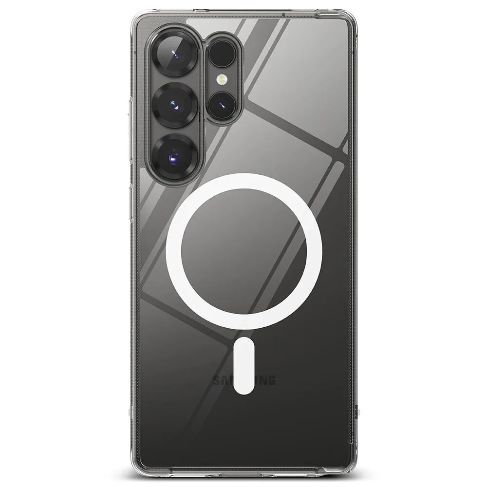 Θήκη Ringke Fusion MagSafe Back Cover για Samsung Galaxy S25 Ultra - Διάφανο