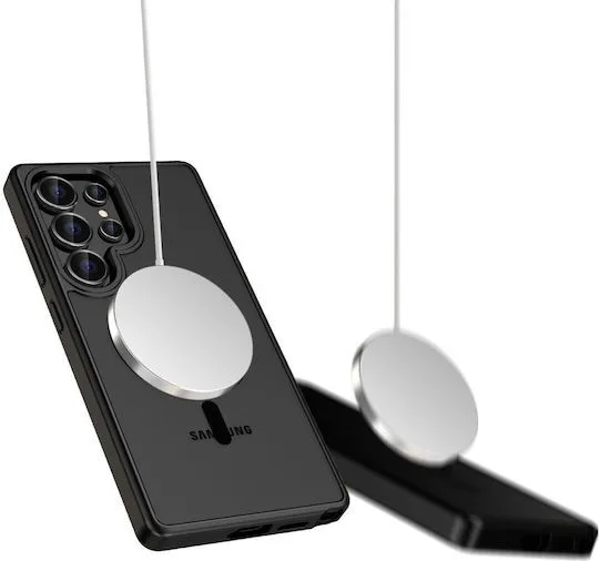 Θήκη Σιλικόνης Tech-Protect Magmat Back Cover Magsafe για Samsung Galaxy S25 Ultra - Μαύρο – εικόνα 2