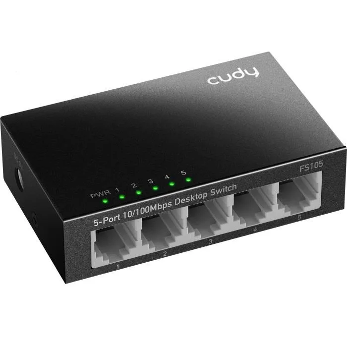 Fast Εthernet 5 port switch Metal Cudy FS105 – εικόνα 3