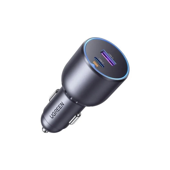 Car Charger UGREEN EC701 63W PD+USB QC3.0 Black 35023 – εικόνα 3