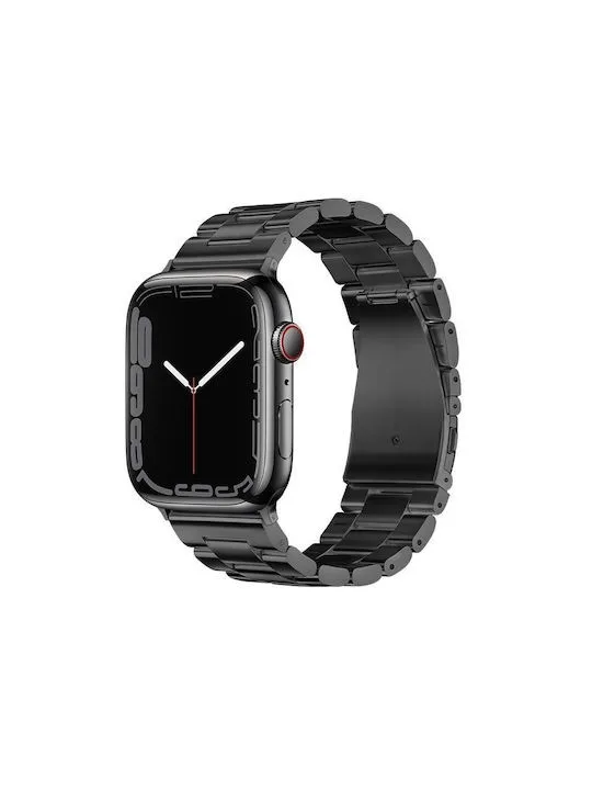 Forcell FA10 Λουράκι Μπρασελέ Stainless (Apple Watch All Models) (42/44/45/49mm) black