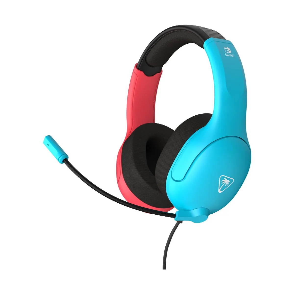 Turtle Beach: Airlite Fit - Wired Gaming Headset [For Switch] (Color: Neon Blue & Red)