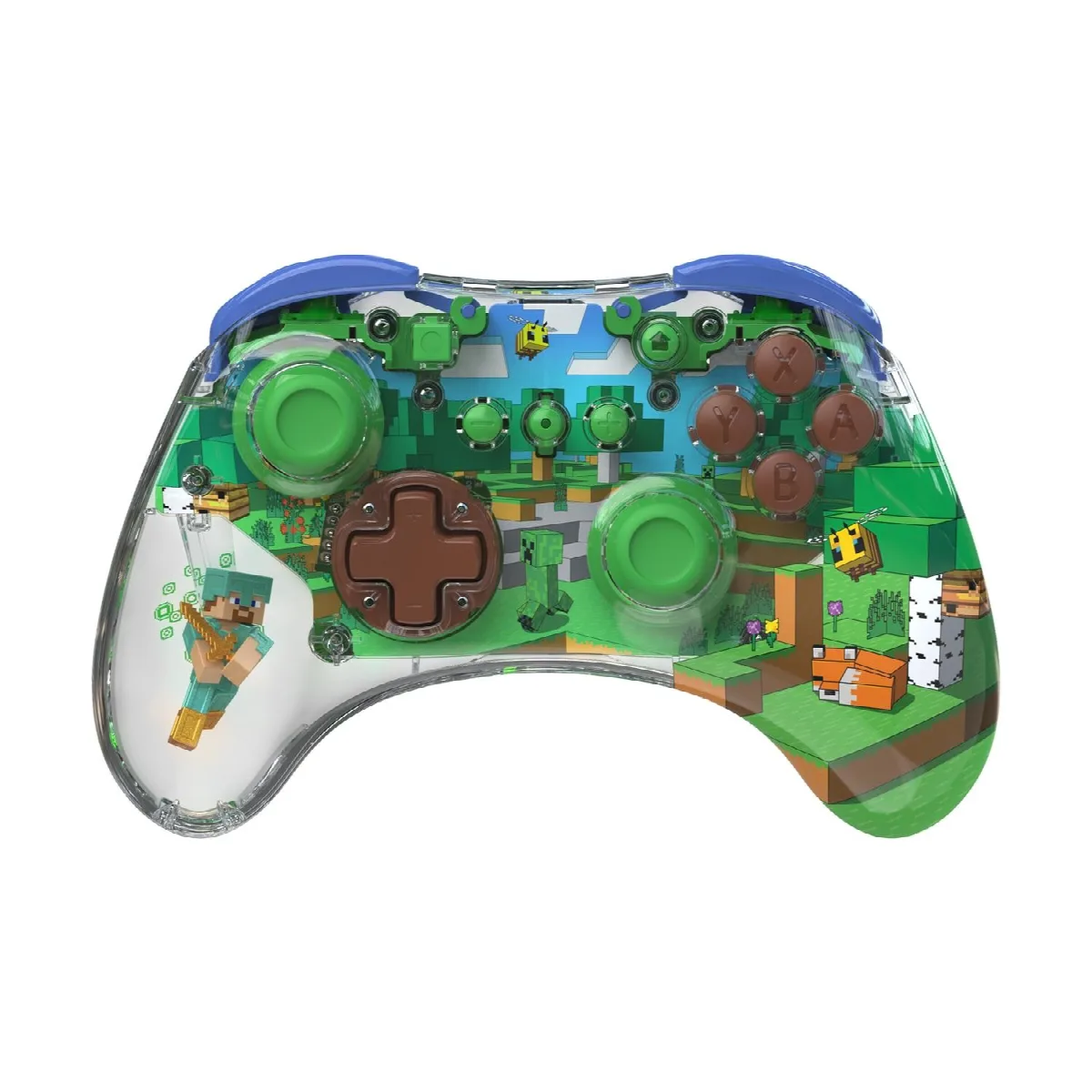 PDP: REALMz - Wireless Controller Minecraft Forest Biome [For Switch]