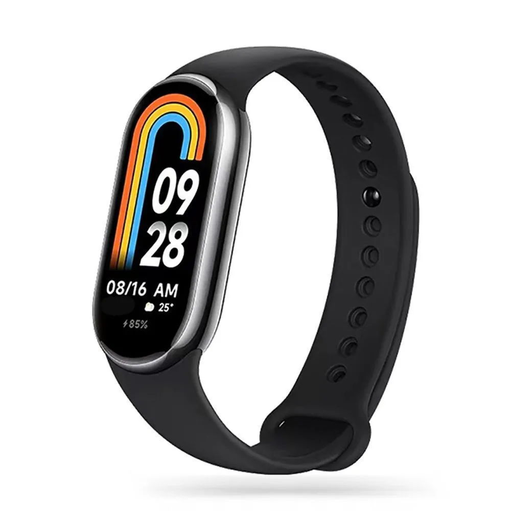 Tech-Protect Iconband Λουράκι Σιλικόνης με Pin για Smart Band 8 - Μαύρο