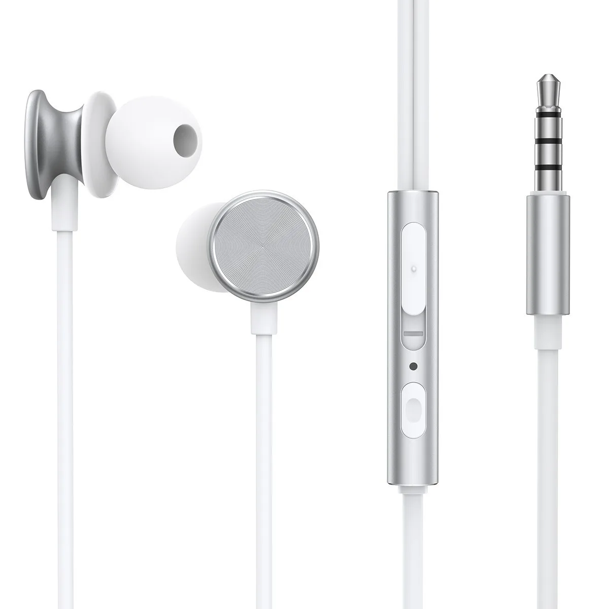Joyroom In-ear Handsfree Ακουστικά με Βύσμα 3.5mm - Ασημί