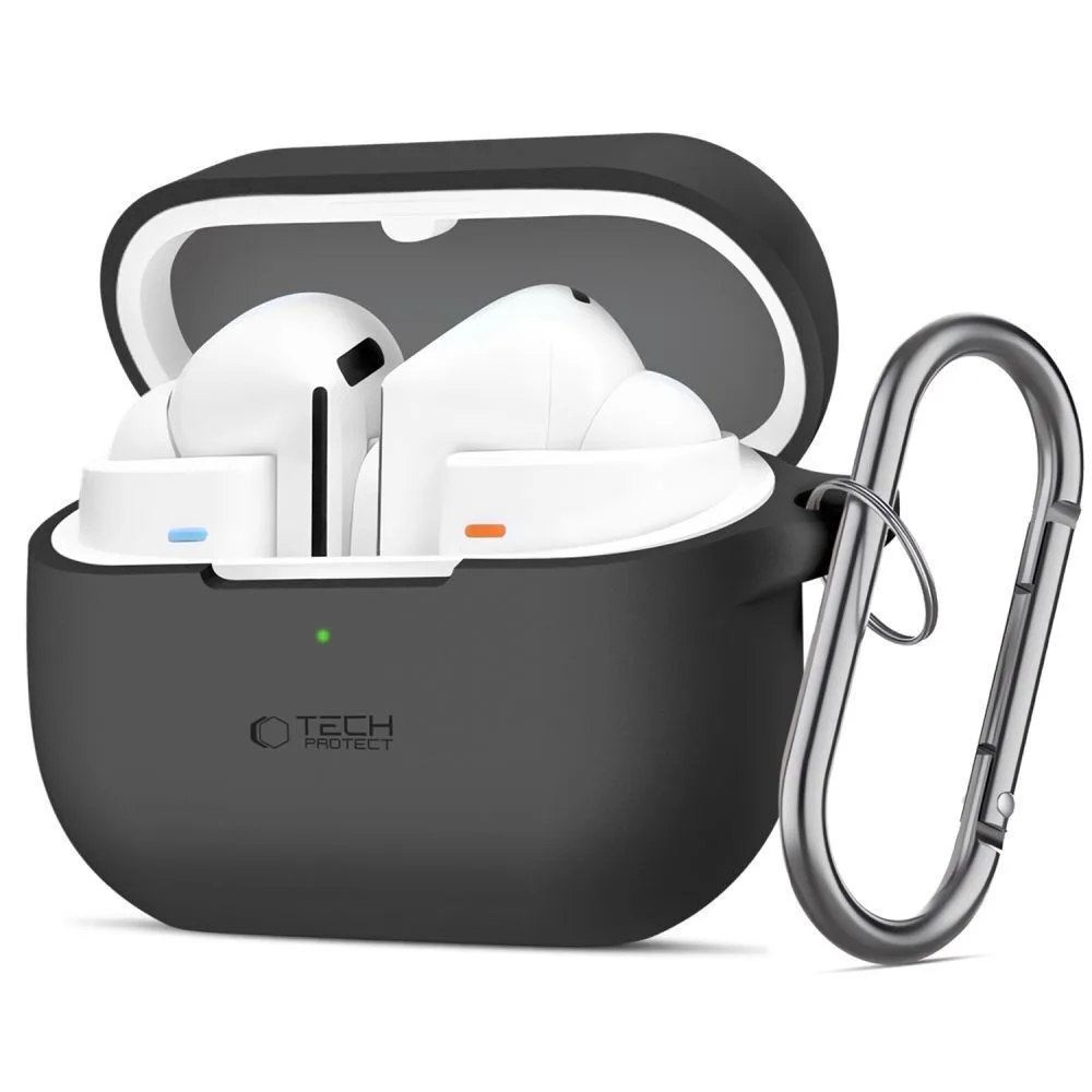 Tech-protect Silicone Θήκη για Samsung Galaxy Buds 3/3 Pro - Μαύρο