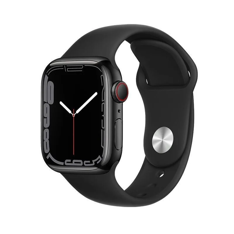 Forcell Λουράκι Σιλικόνης (Apple Watch 42/44/45/49 mm) - Μαύρο