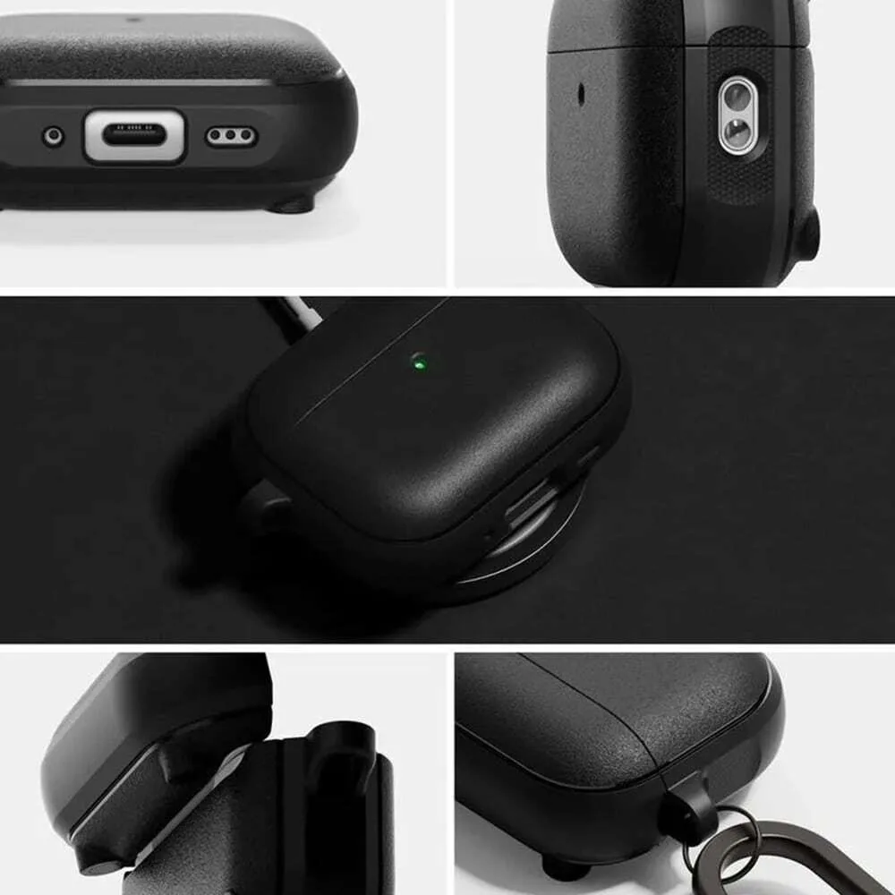 Ringke Onyx Magnetic Θήκη Σιλικόνης για Apple AirPods Pro 3 - Μαύρο – εικόνα 3