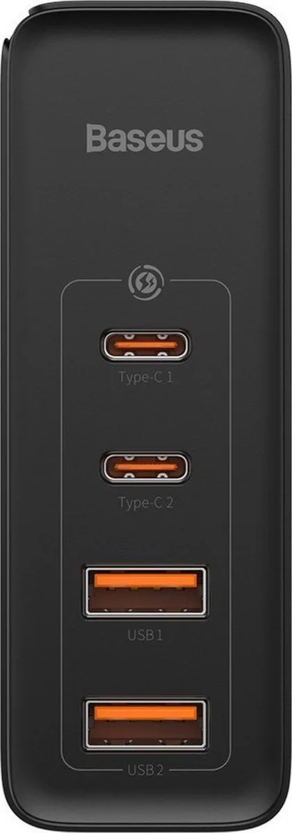 Φορτιστής Baseus GaN2 Pro Quick Charger 100W με 2 USB και 2 USB-C - Μαύρο – εικόνα 2
