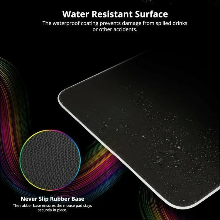 Tronsmart Spire Cloth RGB Gaming Mousepad Medium 315mm - Μαύρο – εικόνα 5