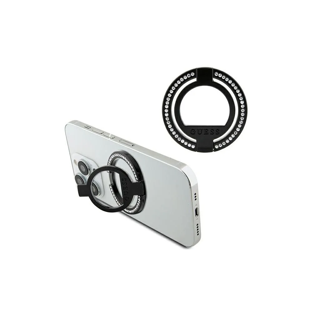 Guess MagSafe Ring Stand Κινητού σε Μαύρο χρώμα