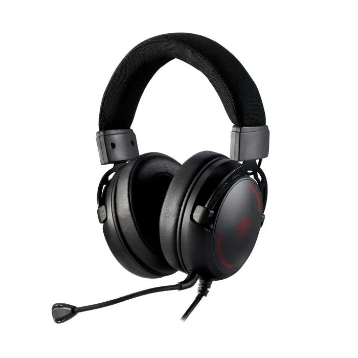 Zeroground HD-3300G IKEDA v2.0 Ενσύρματο Over Ear Gaming Headset με 3.5mm/USB - Μαύρο