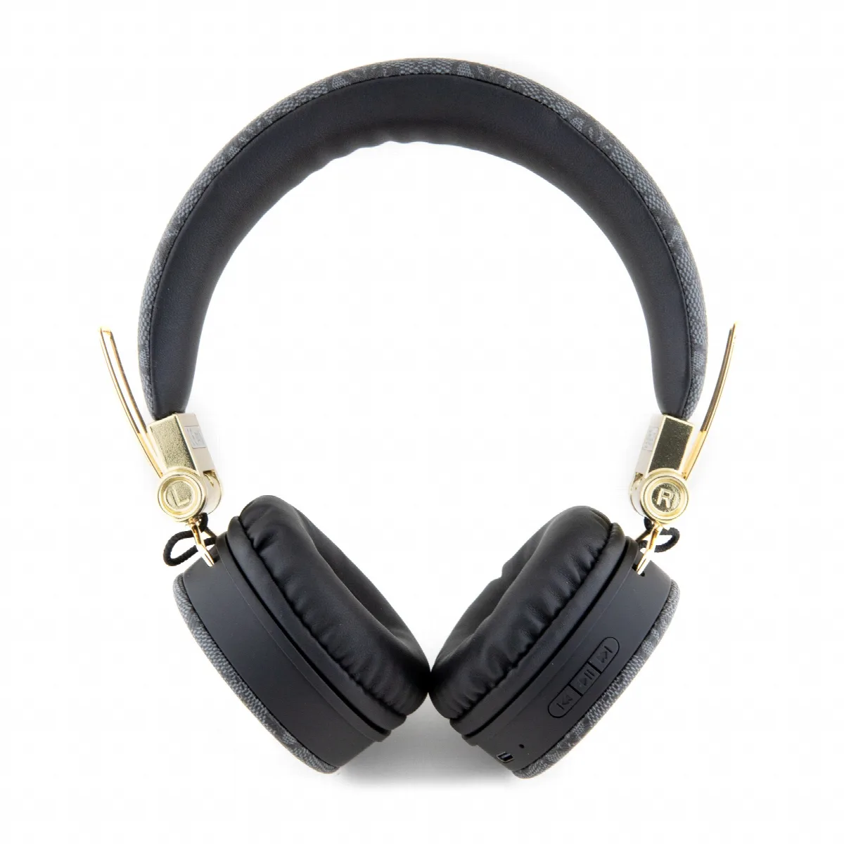 Guess "4G Logo" Over Ear Bluetooth Headphones Ακουστικά Over Ear από δερματίνη με μεταλλικό Logo Black – GUBH704GEMK – εικόνα 3