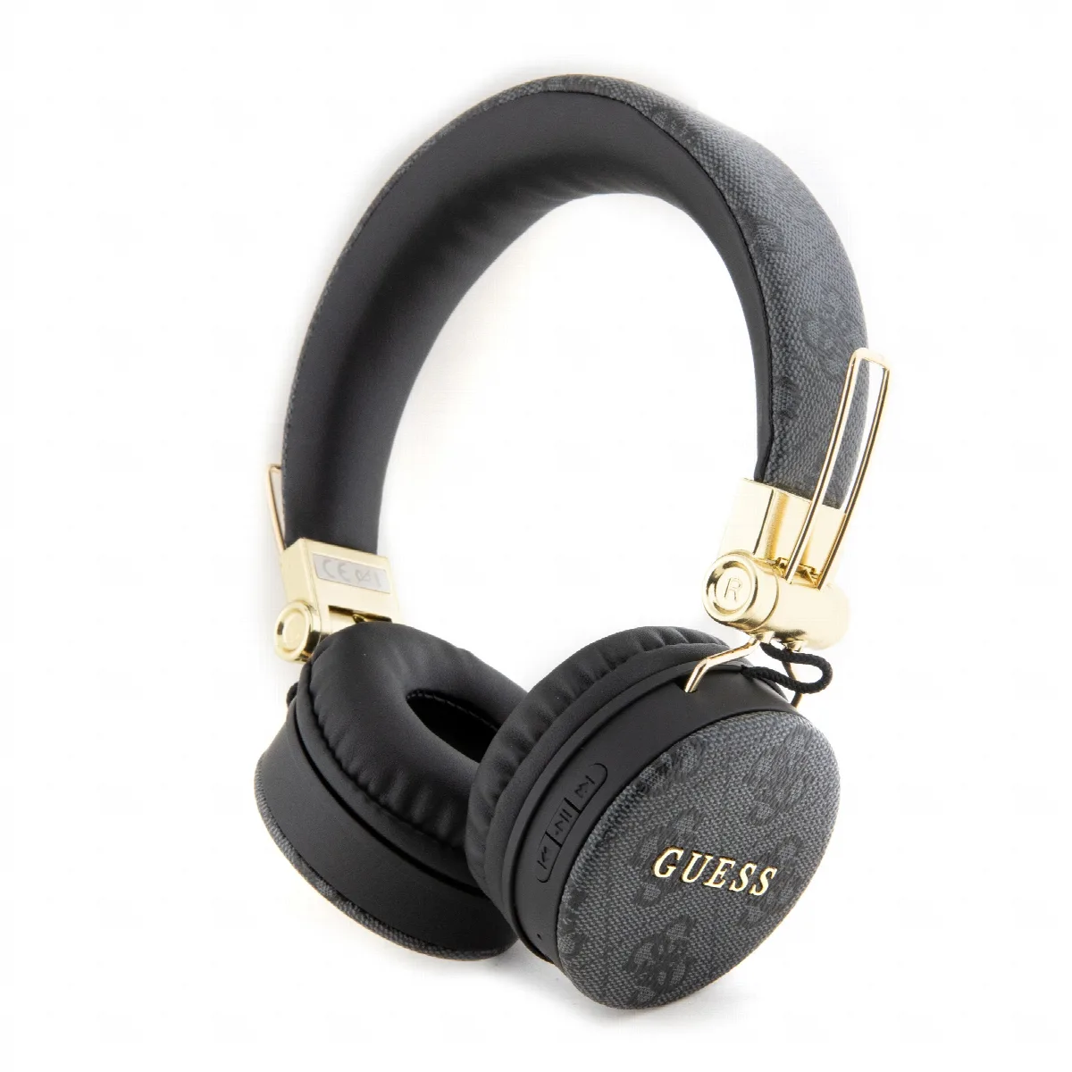 Guess "4G Logo" Over Ear Bluetooth Headphones Ακουστικά Over Ear από δερματίνη με μεταλλικό Logo Black – GUBH704GEMK