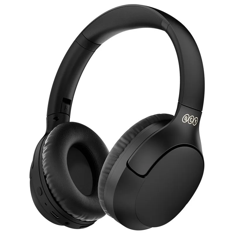QCY H2 Pro Ασύρματα/Ενσύρματα Over Ear Ακουστικά - Μαύρο