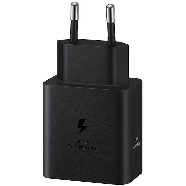 Samsung New Fast GaN Travel Charger 45W + Cable Type C To Type C Black – εικόνα 3