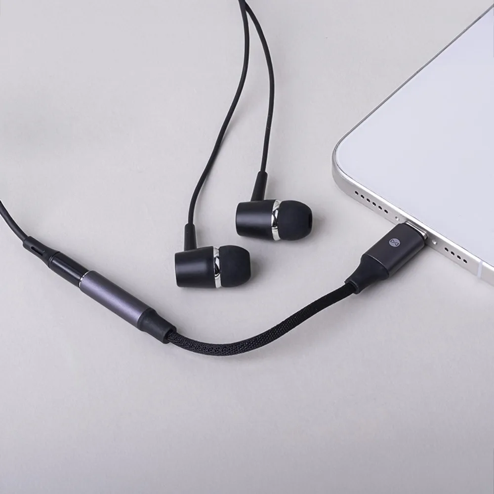 Forever αντάπτορας USB-C σε Audio Jack 3,5mm σε μαύρο χρώμα – εικόνα 2
