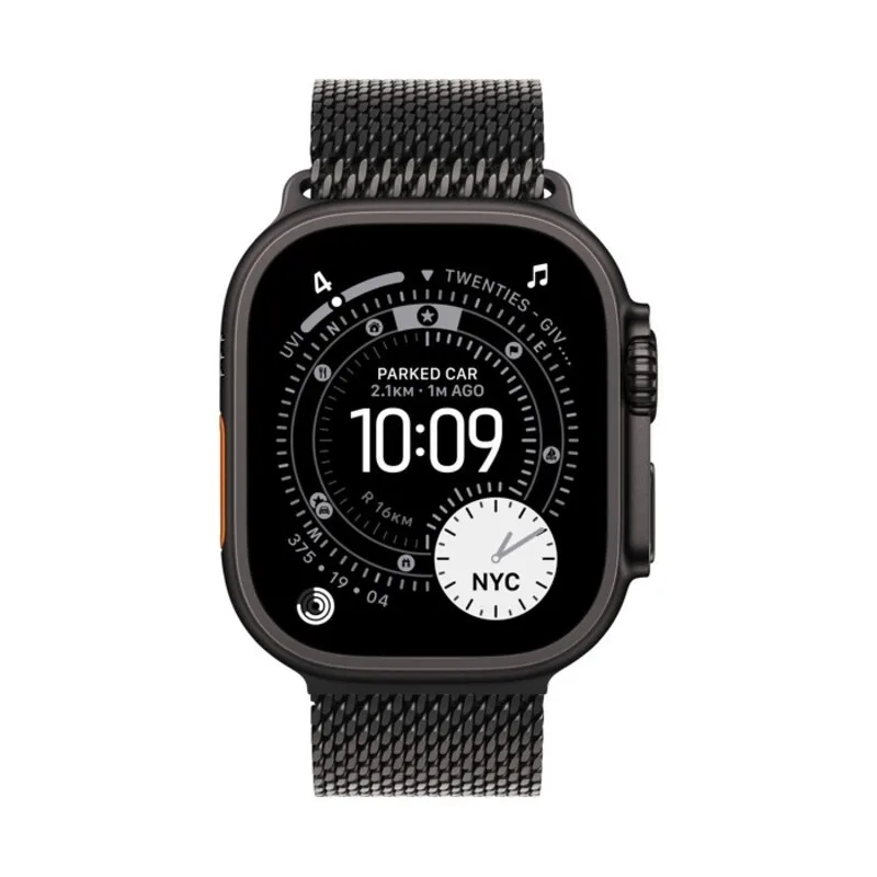 Apple Watch Ultra 3 GPS + Cellular Black Titanium 49mm - Black Titanium Milanese Band (M)