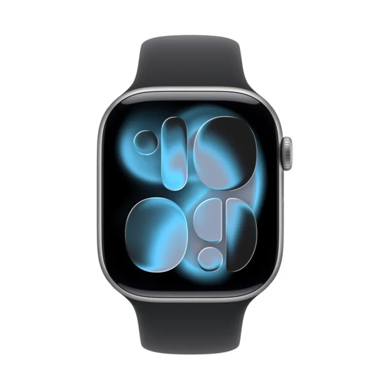 Apple Watch Series 11 GPS + Cellular Space Grey Aluminium 42mm - Black Sport Band (M/L)