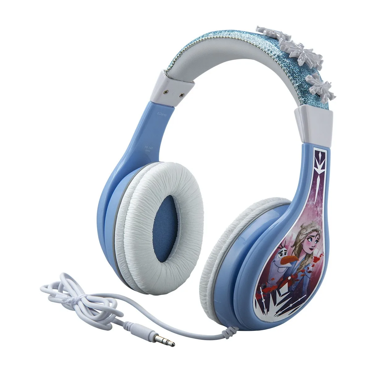 eKids Frozen 2 Ενσύρματα Ακουστικά με ασφαλή μέγιστη ένταση ήχου για παιδιά και εφήβους FR-140v2 Γαλάζιο/Λευκό