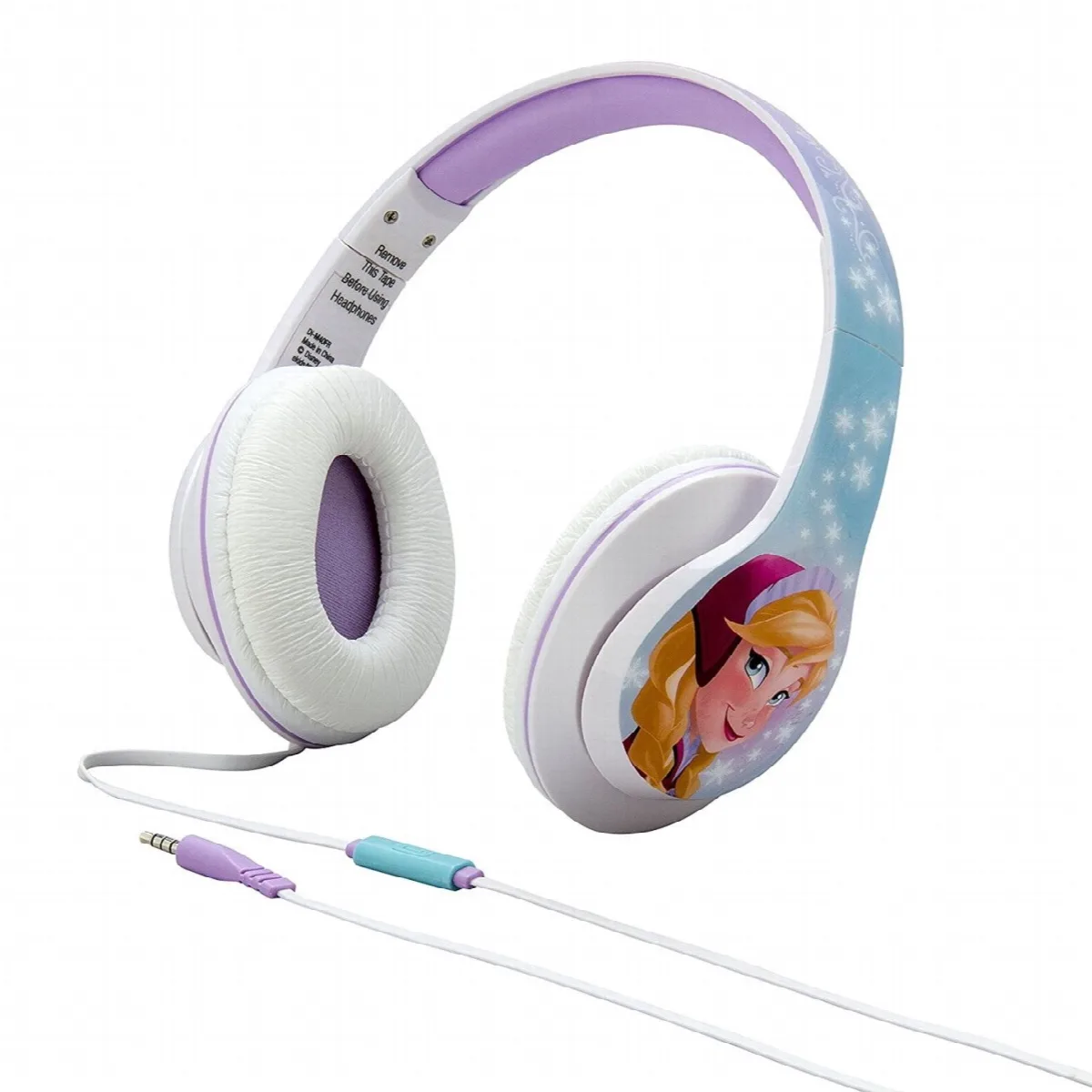eKids Frozen Ενσύρματα Ακουστικά με ασφαλή μέγιστη ένταση ήχου για παιδιά και εφήβους και ενσωματωμένο μικρόφωνο DI-M40FR Λευκό/