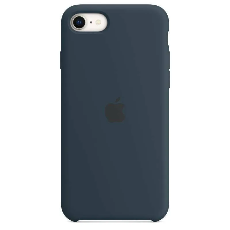 Apple Silicone Case Back Cover για iPhone SE - Abyss Blue