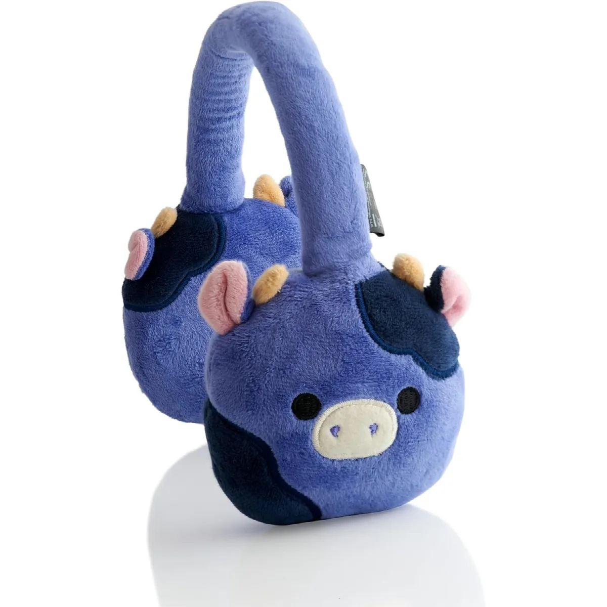 Lazerbuilt Squishmallows Ingred The Cow – Λούτρινα Ασύρματα Παιδικά Ακουστικά με Μικρόφωνο