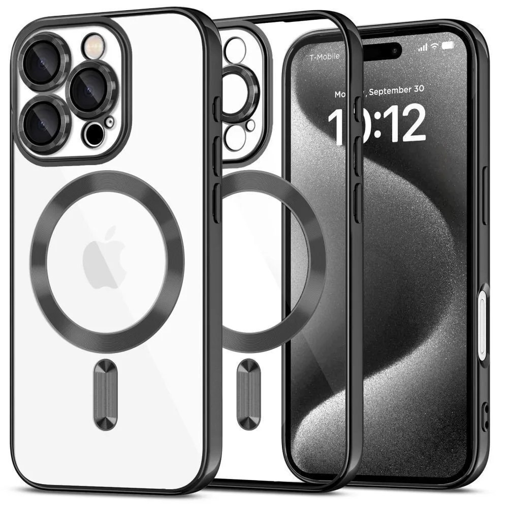 Tech-Protect Magflex Θήκη Tempered Glass για Apple iPhone 16 Pro - Shiny Black