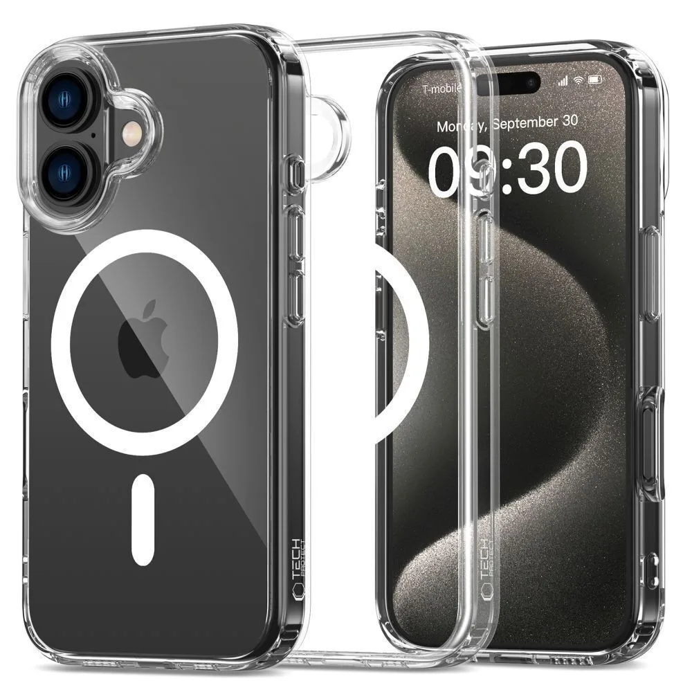 Tech-Protect Flexair Hybrid Θήκη Σιλικόνης για Apple iPhone 16 - Διάφανο