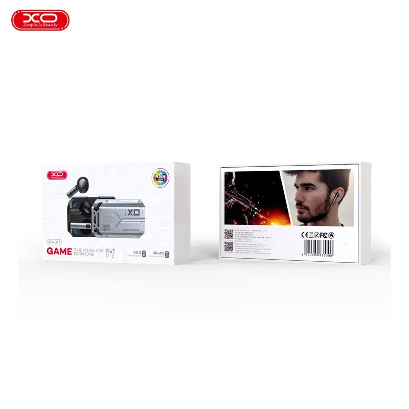 ΧΟ - True Wireless Earphone Game/rgb Light - Grey XO-G11 – εικόνα 2