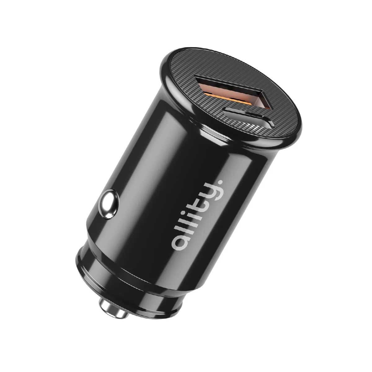 Φορτιστής αυτοκινήτου Allity ACC-100-30WAC 1x USB-c 1x USB-a 30W μαύρος – εικόνα 2